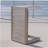 CAPE CORAL ALU C-SHAPED TABLE-1069194302