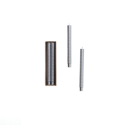 2-Piece Unscented Faceted Taper Candles In Box