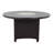 Zarah Round Aluminum Propane Smokeless Fire Pit