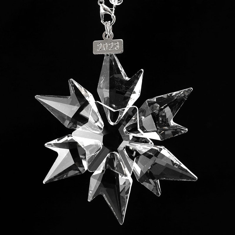 4.37'' Crystal Holiday Shaped Ornament