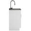 Armoire à linge 24 po avec robinet et évier en acier inoxydable Modern Modern Shaker-308468502