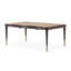 Malibu Crest Mahogany Wood Dining Table