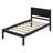  Wooden Platform Bed with Headboard-798592106