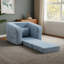 Ensemble de canapé-lit simple convertible 40,1 "de 40 - aucun assemblage requis-2017430614