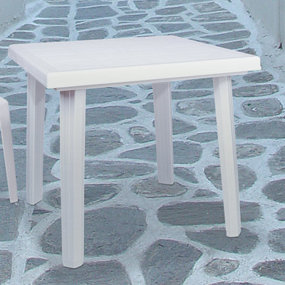 Rochell Square Outdoor Dining Table Umbrella Hole , 35 " W 35 " D