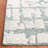Martha Stewart Hand Tufted Wool/Cotton Abstract Rug in Teal/Ivory-66368656