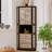 Hand-Painted Triangular Corner Storage Cabinet