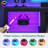 Kruszewski 70" TV Stand for TVs up to 75", Fireplace Included-1963661851