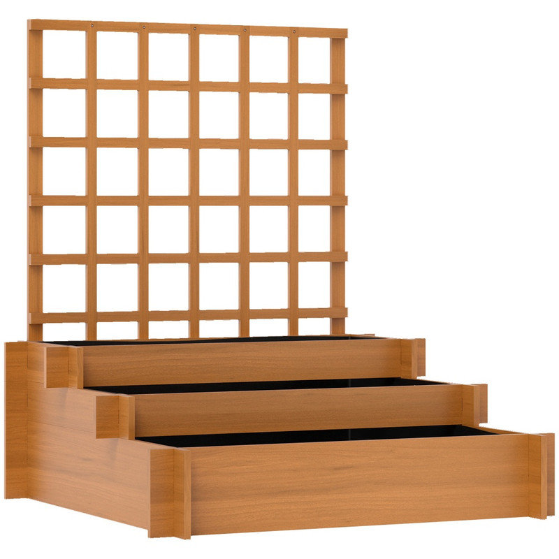 Wood Raised Garden Bed