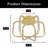 15 Inch Modern Atom Ceiling Light Fixtures, Bright And TRIAC Dimmable, 2050 Lumens 3000K, Integrated LED Light Fixture-153158069