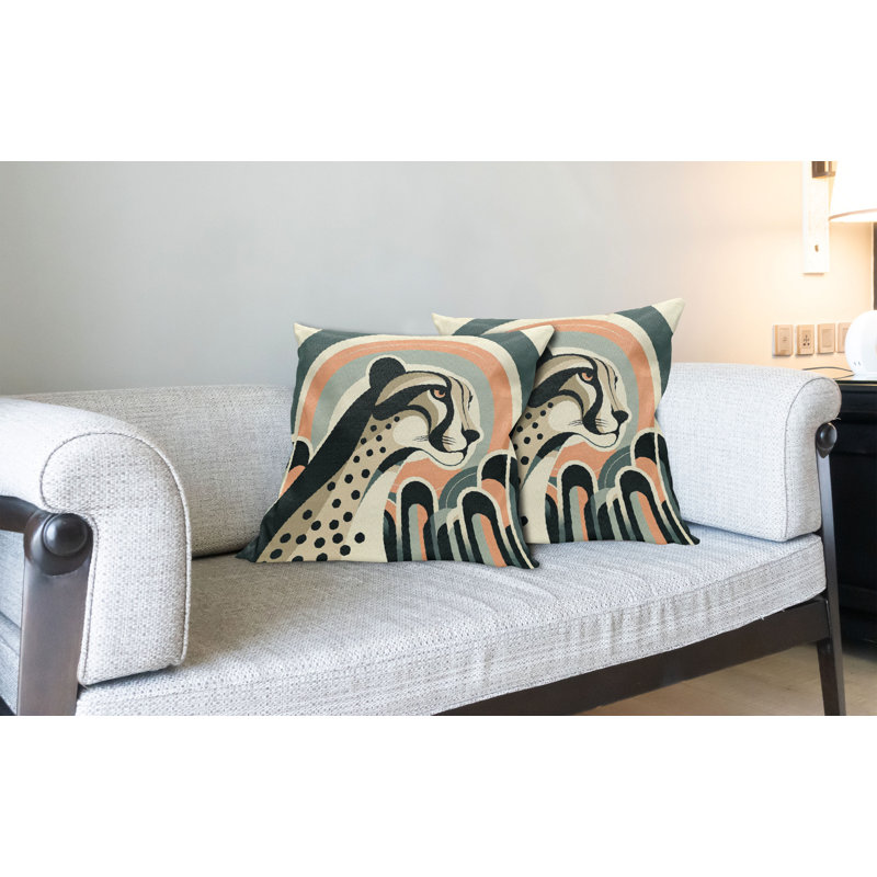 Coussin décoratif réversible en tissu, Rectangle, H 16 po x l 36 po