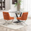 Chaise d'appoint rembourrée en velours Elian-293064310