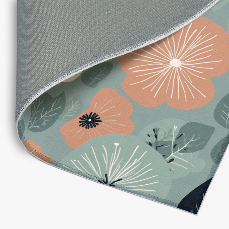 Tapis d'intérieur et d'extérieur Floral Echo, Rectangle 1 pi 6 po x 2 pi 6 po