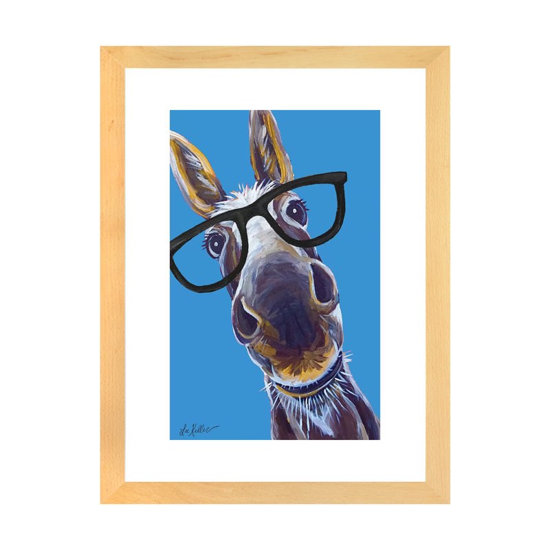 Reproduction d’art par hippie Hound studios-impression, Toile avec cadre en bois beige, Blanc, H 24 po x l 16 po x P 1 po