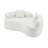 66.93 Inch Curved Loveseat Full Compression Sponge Sofa-1134214748-1109076972