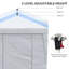Tente escamotable avec parois latérales 10 pi x 19,5 pi Outsunny-114937294-114937296