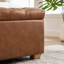 Banc de rangement capitonné avec plateau rabattable