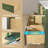 Elyette Solid Wood 60'' Double Bathroom Vanity with Solid Surface Top-2109074967-2109074966