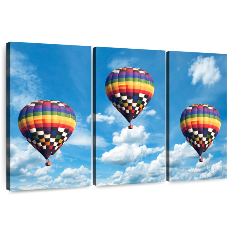 Montgolfière triple Mehar, H 20 po x l 33 po