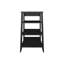 Armoire à linge H 29,7 po, quatre tablettes, vertical, noir-840961945