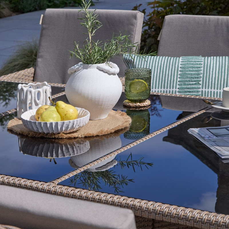 Allexia 10 - Person Patio Dining Set with, No, Grey