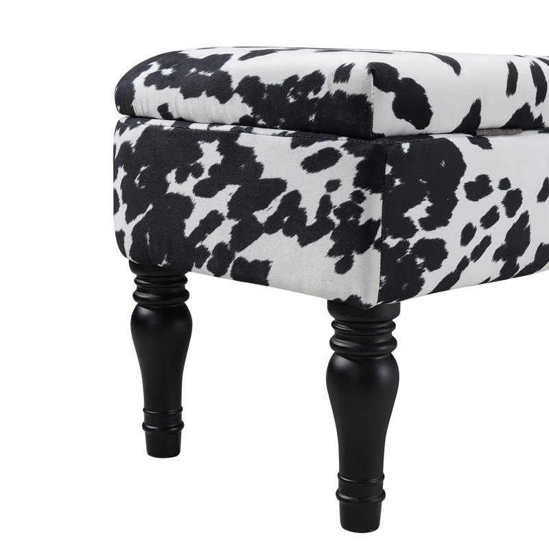 Bruner Velvet Upholstered Storage Bench