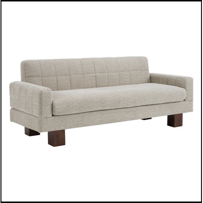 Sofa with Square Arms and sturdy legs