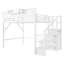 Grand escalier de garde-robe en métal blanc-1258522411
