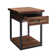 Claremont Rustic Solid Wood Metal Coffee Table And End Tables