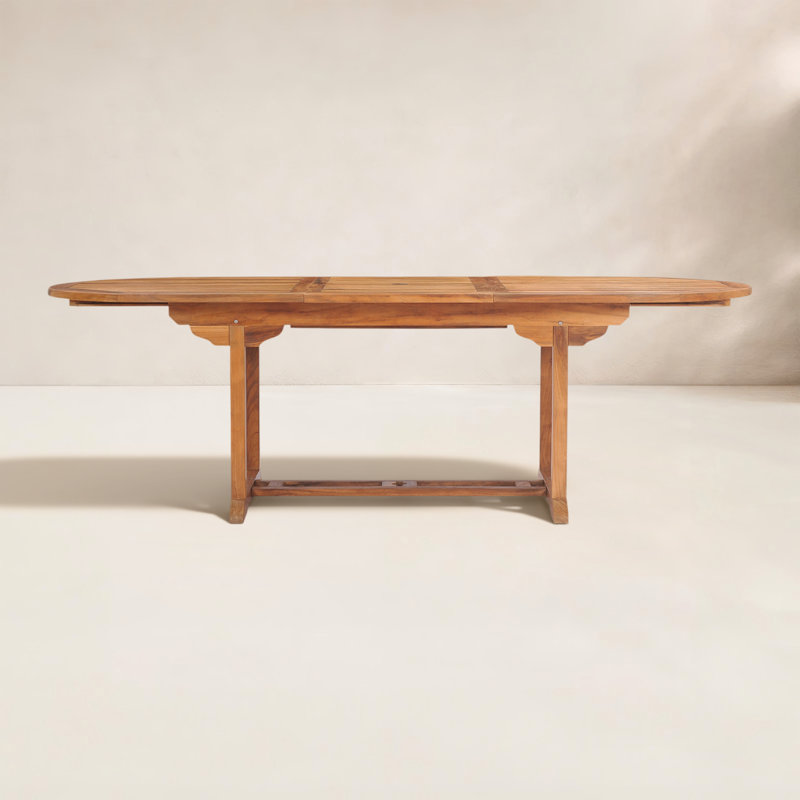 Dacia Outdoor Oval Teak Dining Table
