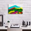 «Sicilian Mountain» par Cesare Bellassai, art mural sur toile-1963926112