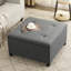 Banc de rangement avec repose-pieds 28 po 
