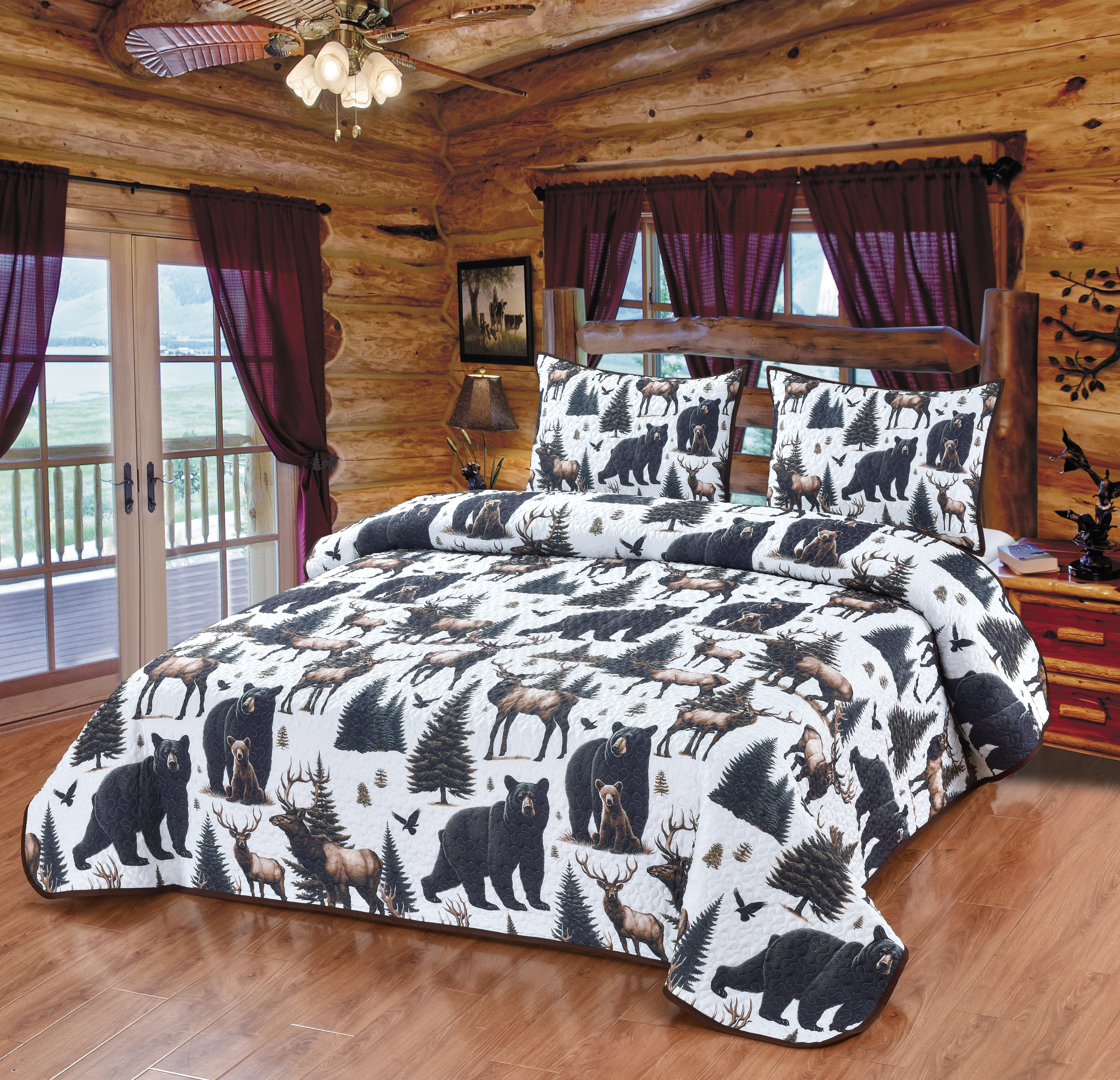 De Leon Collections Woodland Harmony Woodland Harmony Forest Rustic