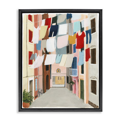 Laundry Clothesline Between Apartments