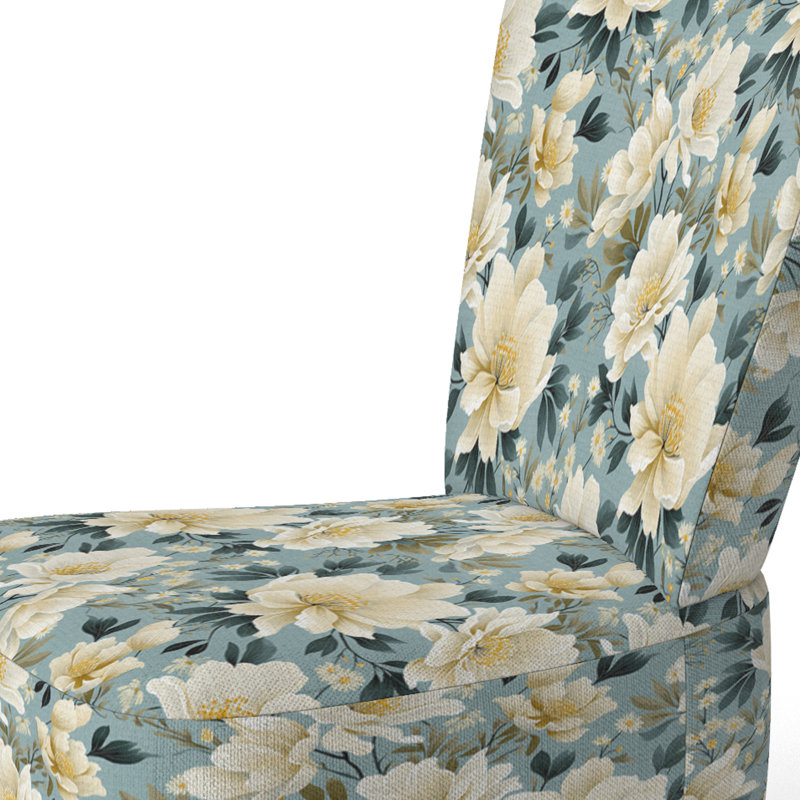 Chaise d'appoint rembourrée Subdued Oasis Boho
