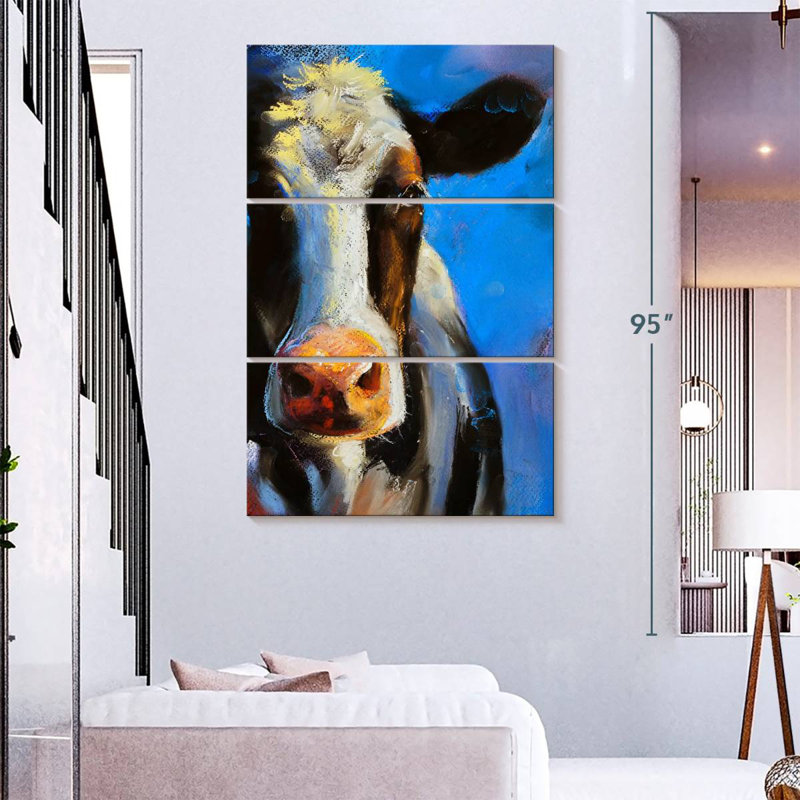 Brampt Cow Face, 32" H x 20" W