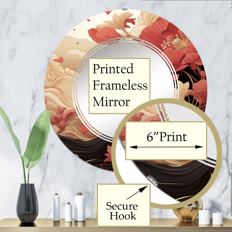 Proclus Circle Wall Mirror, 32" x 32"