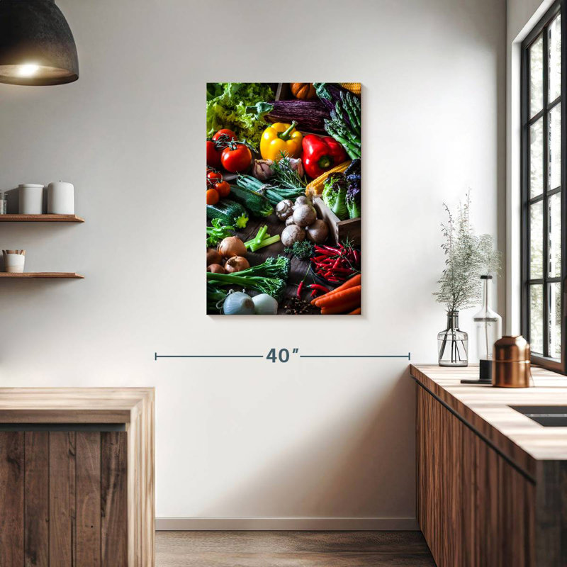 Yarlin Garden Grown Vegetables, 36" H x 24" W
