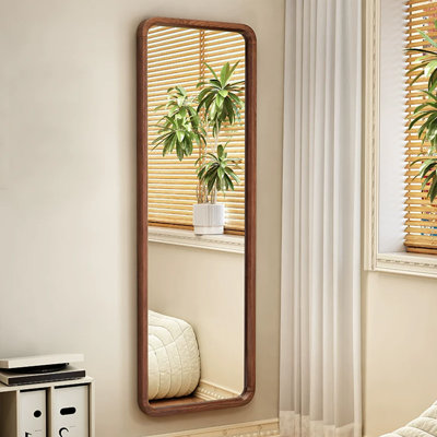 Miroirs pleine longueur rectangulaires en bois massif