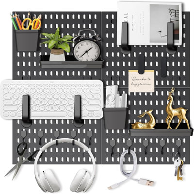 Wall Organiser Pegboard Combination Kit 