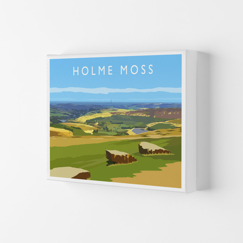 Holme Moss by Richard O'Neill - Print, Wrapped Canvas, 42cm H x 59.4cm W x 4cm D