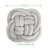 Velvet Knot Throw Pillow-465450885