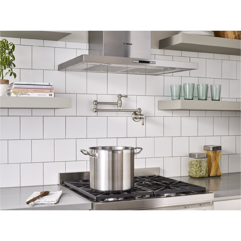 Opulence Pot Filler, Stainless Steel