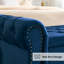 Banc de rangement en velours 66,9 po-1040864208