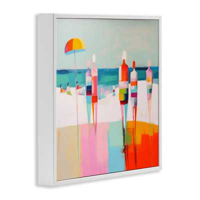 "Bold Modern Beachgoers", estampe numérique par Alonzo Saunders