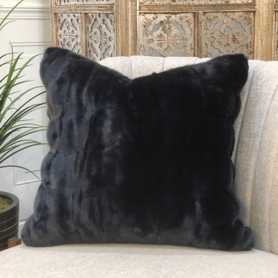 Square Faux Fur Pillow Cover & Insert