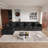 Slipcovered Upholstered Modular Sofa With Ottoman-110374989-110374988
