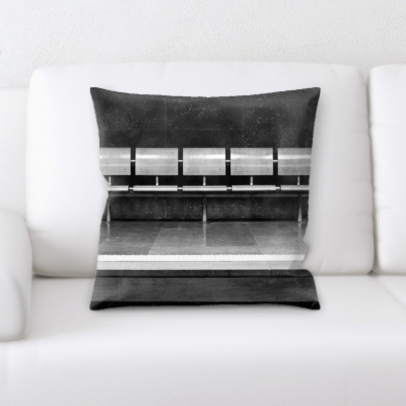 Train Experience Throw Pillow