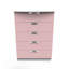 Bhodhini 77 cm W Chest of 5 Drawers-1318742556