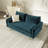 Bombalier 57.9'' Velvet Loveseat-1506206068